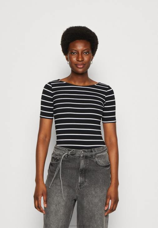 Anna Field nők nyomott póló fekete/fekete RTVD366