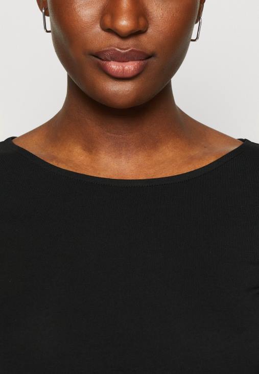 Anna Field nők nyomott póló fekete/fekete RTVD366