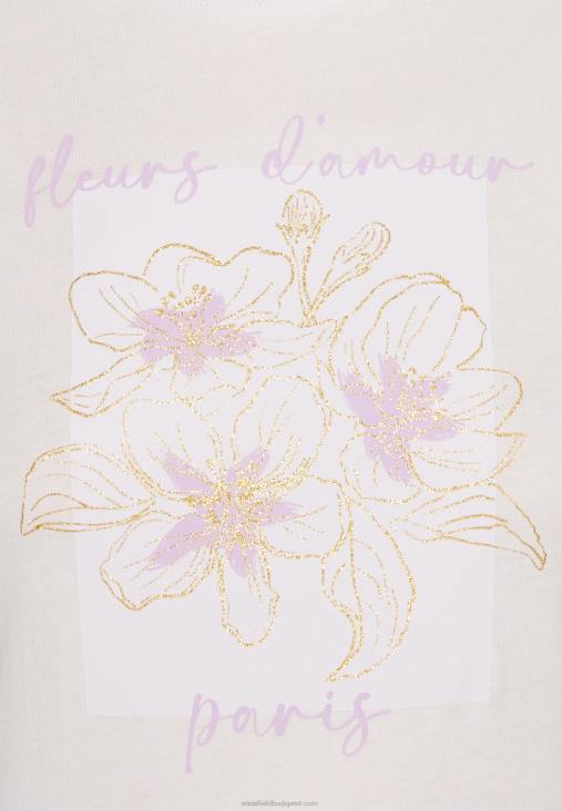 Anna Field nők nyomott póló lila RTVD345