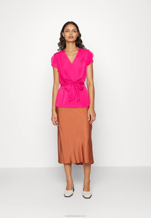 Anna Field nők nyomott póló rózsaszín RTVD262