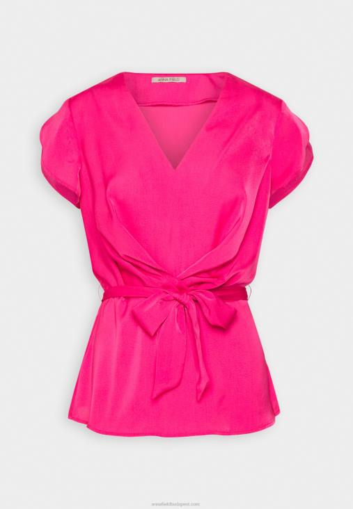 Anna Field nők nyomott póló rózsaszín RTVD262