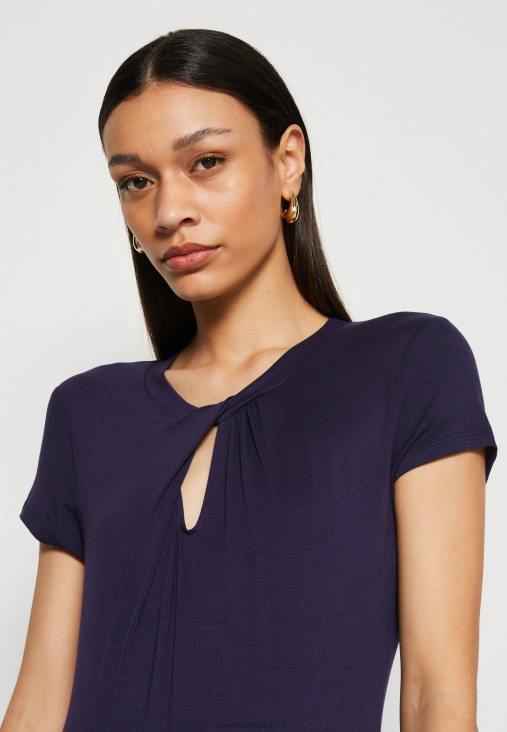 Anna Field nők nyomott póló sötétkék RTVD355