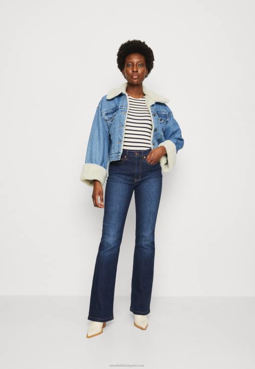 Anna Field nők nyomott póló sötétkék/fehér RTVD339