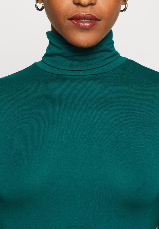 Anna Field nők nyomott póló sötétzöld RTVD286