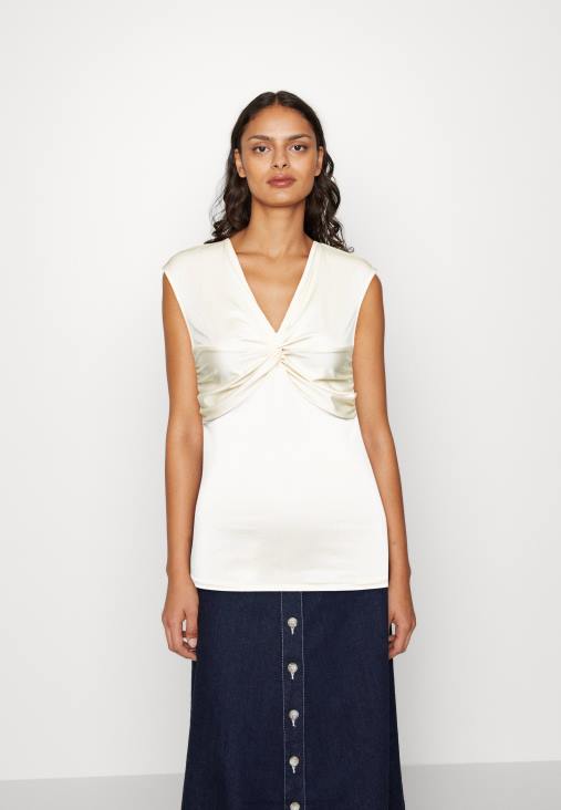 Anna Field nők nyomott póló törtfehér RTVD311