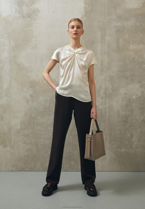 Anna Field nők nyomott póló törtfehér RTVD346