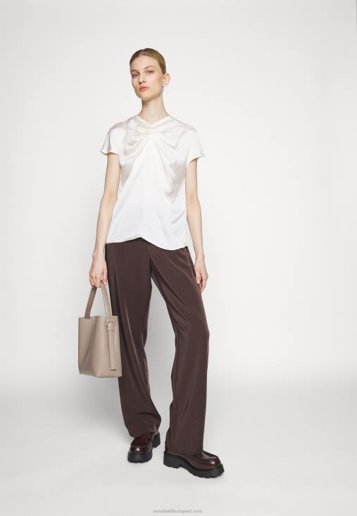 Anna Field nők nyomott póló törtfehér RTVD346