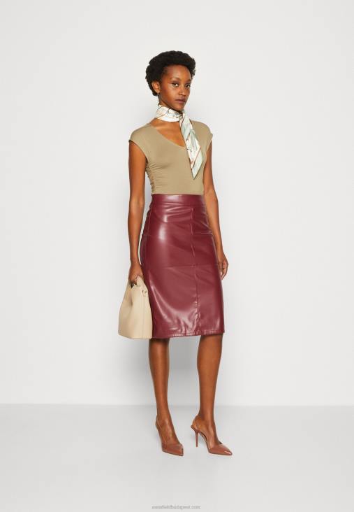 Anna Field nők nyomtatott póló bézs RTVD309