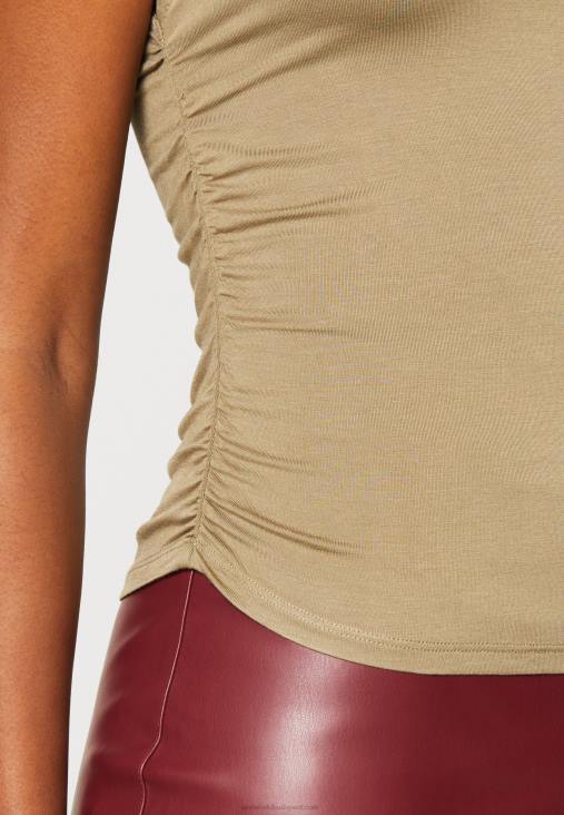 Anna Field nők nyomtatott póló bézs RTVD309