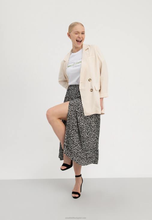 Anna Field nők nyomtatott póló fehér RTVD239