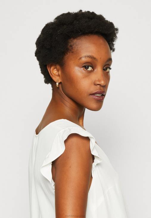 Anna Field nők nyomtatott póló fehér RTVD265