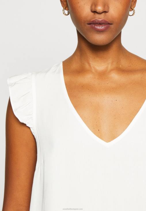 Anna Field nők nyomtatott póló fehér RTVD265