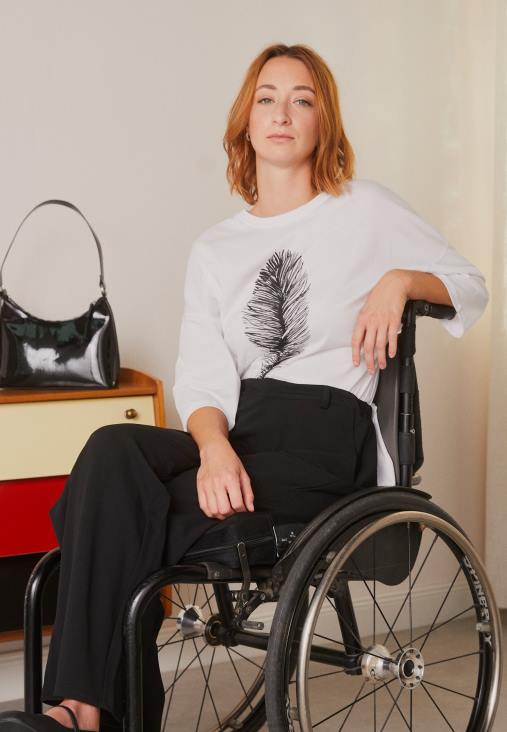 Anna Field nők nyomtatott póló fehér RTVD371