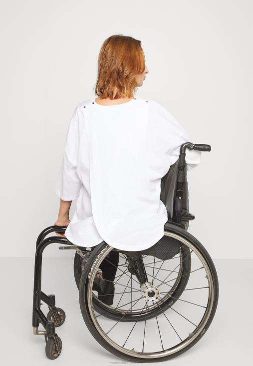 Anna Field nők nyomtatott póló fehér RTVD371