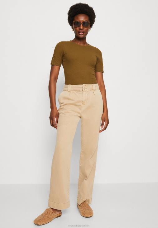 Anna Field nők nyomtatott póló khaki RTVD368