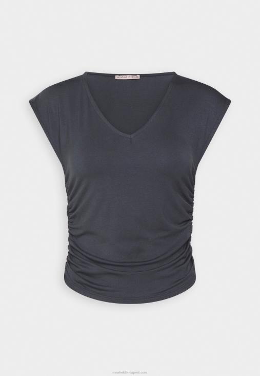 Anna Field nők nyomtatott póló szürke RTVD351