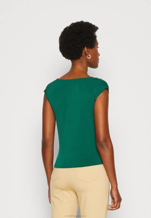 Anna Field nők nyomtatott póló zöld RTVD294