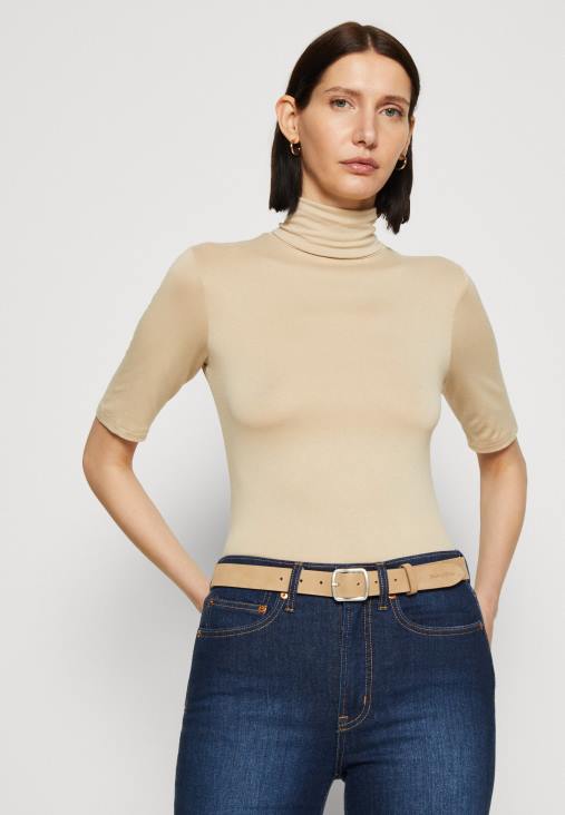 Anna Field nők print póló homok RTVD281