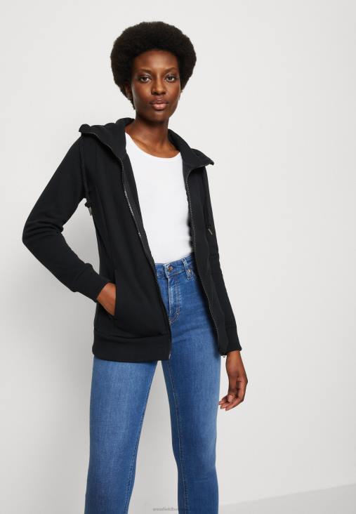 Anna Field nők cipzáras pulóver fekete RTVD770