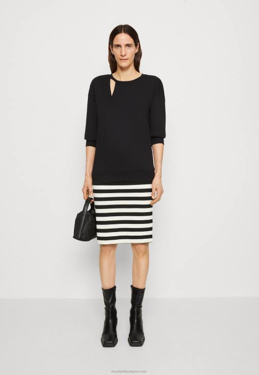 Anna Field nők fekete pulóver RTVD764