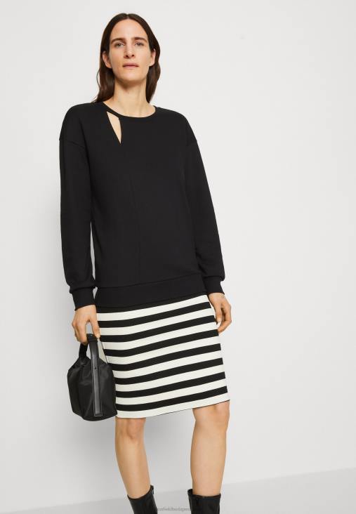 Anna Field nők fekete pulóver RTVD764