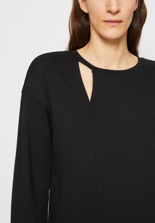 Anna Field nők fekete pulóver RTVD764
