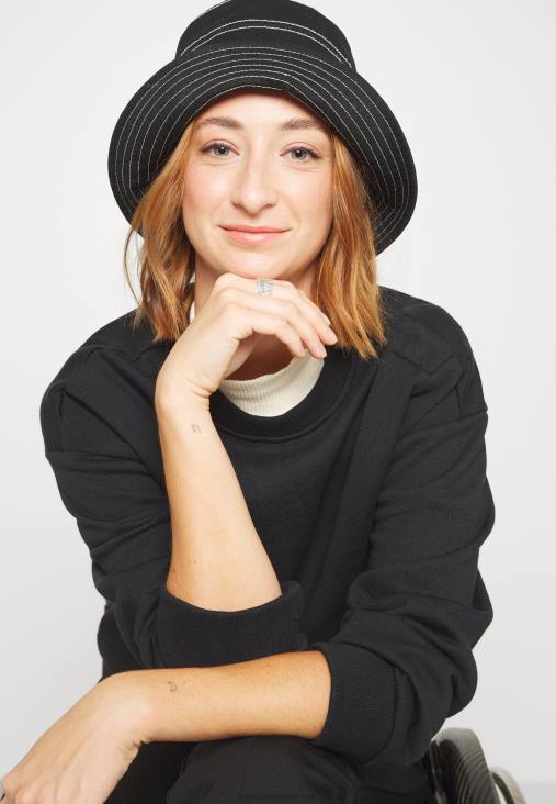 Anna Field nők fekete pulóver RTVD765