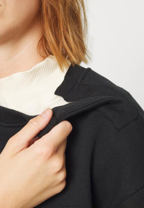 Anna Field nők fekete pulóver RTVD765