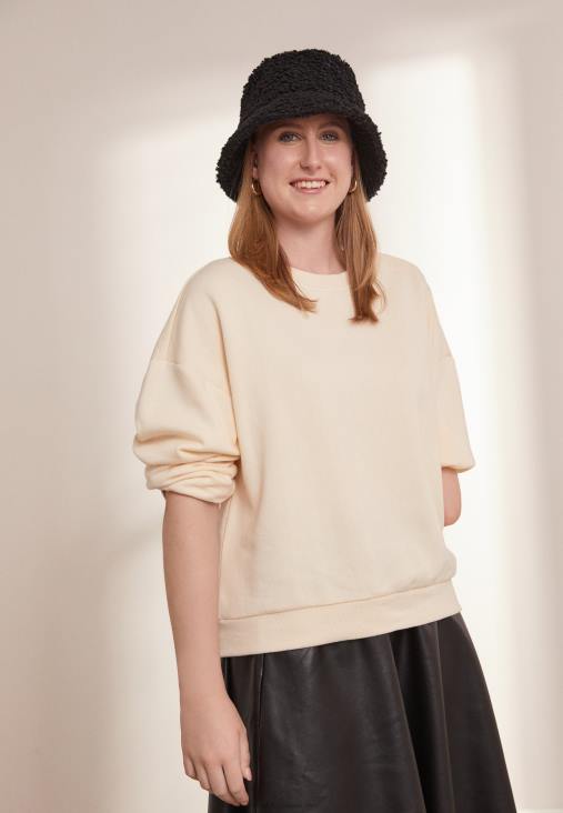 Anna Field nők pulóver bézs RTVD758