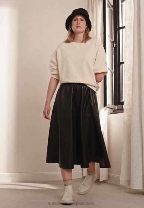 Anna Field nők pulóver bézs RTVD758