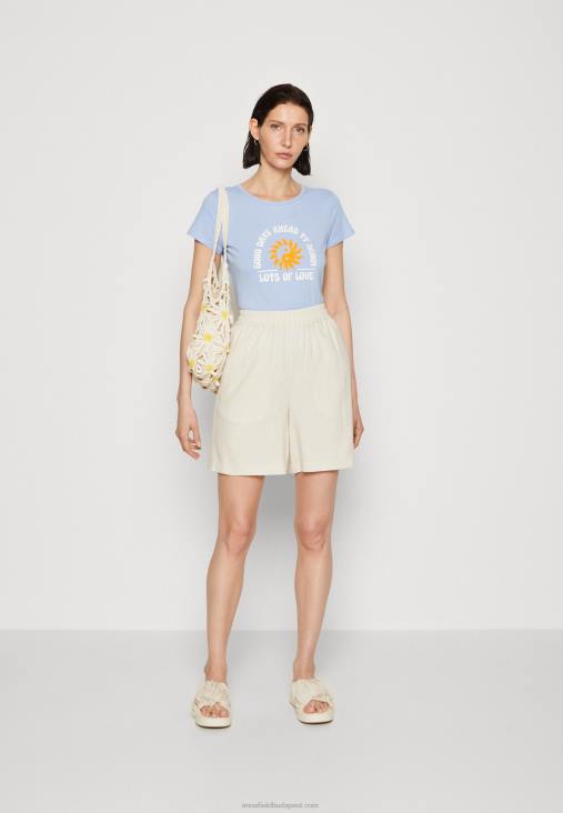 Anna Field nők lenkeverék rövidnadrág bézs RTVD857