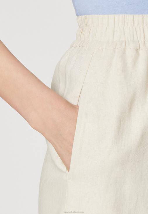 Anna Field nők lenkeverék rövidnadrág bézs RTVD857