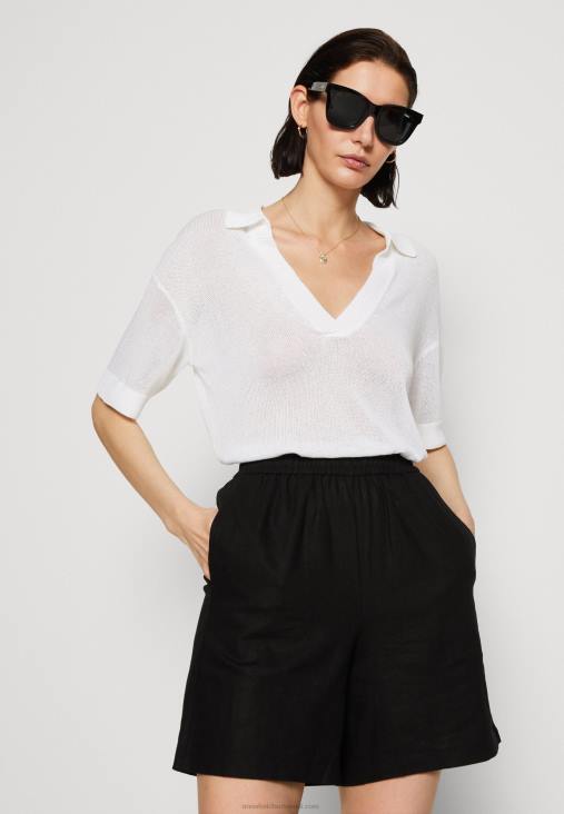 Anna Field nők lenkeverék rövidnadrág fekete RTVD858