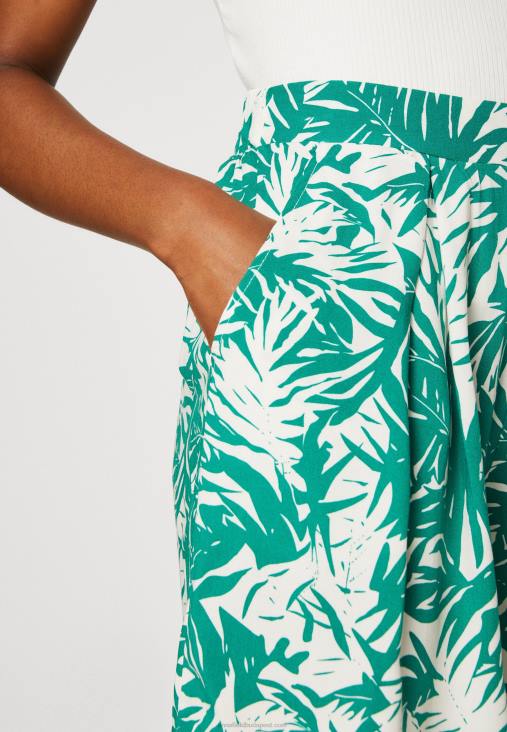 Anna Field nők rövidnadrág zöld/törtfehér RTVD861