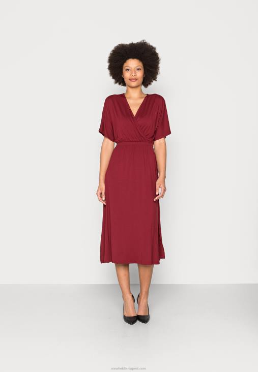 Anna Field nők bordó jersey ruha RTVD118