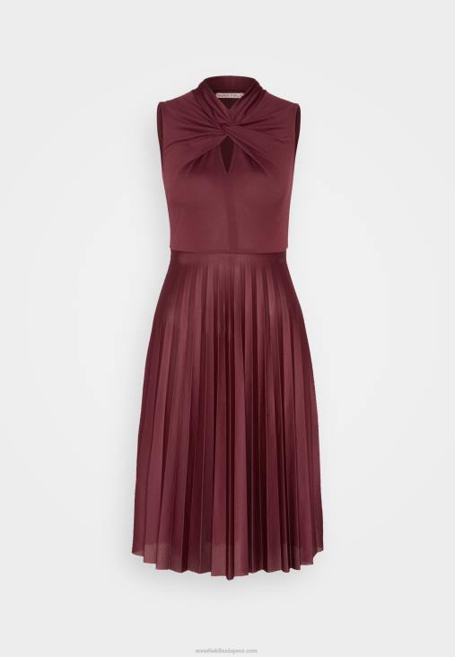 Anna Field nők bordó jersey ruha RTVD177