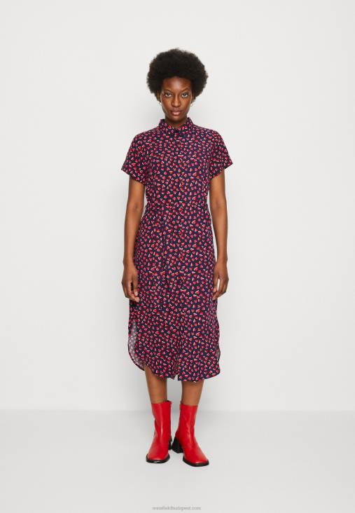 Anna Field nők ingruha sötétkék/piros RTVD91