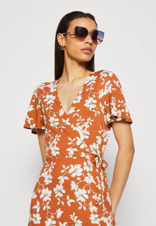 Anna Field nők jersey ruha barna/fehér RTVD185