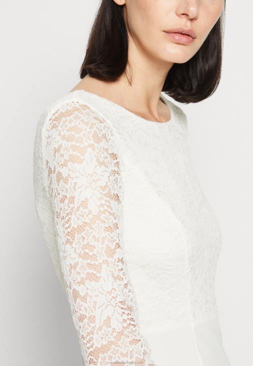 Anna Field nők jersey ruha fehér RTVD75