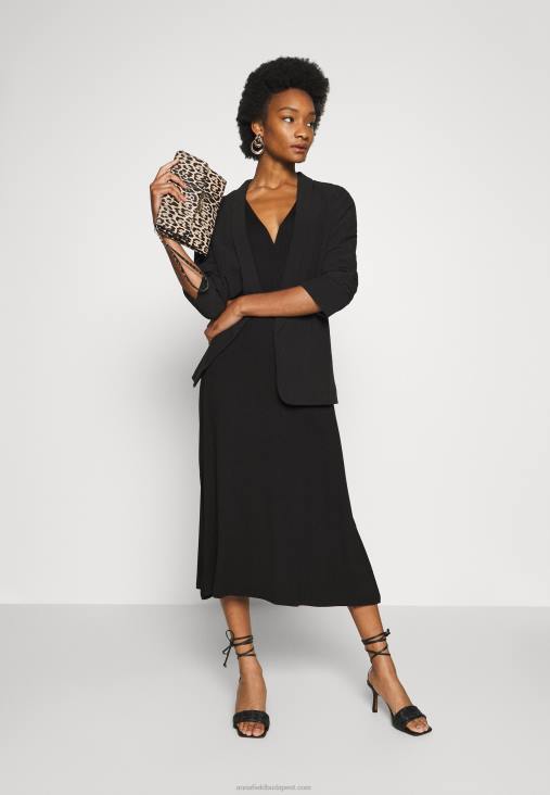 Anna Field nők jersey ruha fekete RTVD101