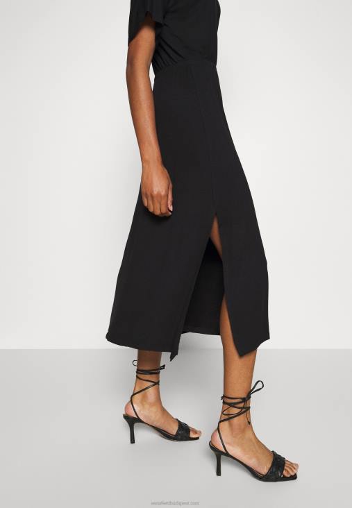 Anna Field nők jersey ruha fekete RTVD101