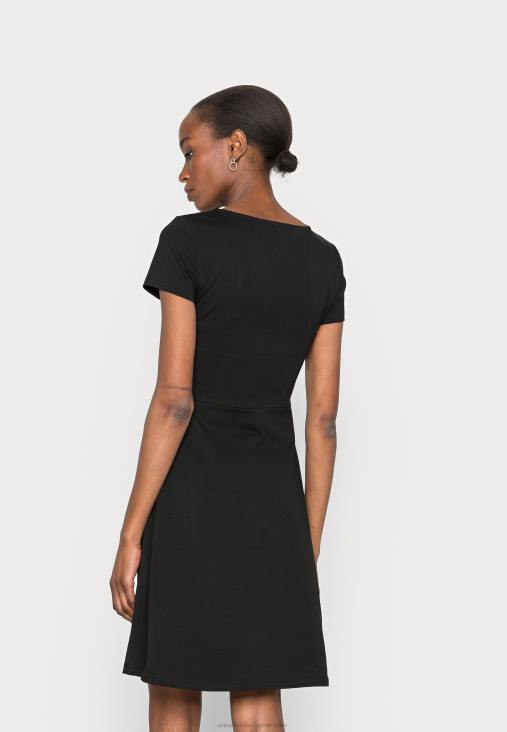 Anna Field nők jersey ruha fekete RTVD103