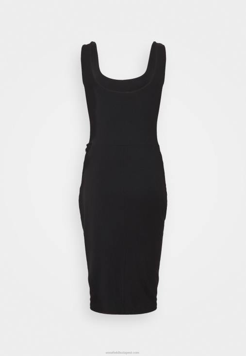 Anna Field nők jersey ruha fekete RTVD109