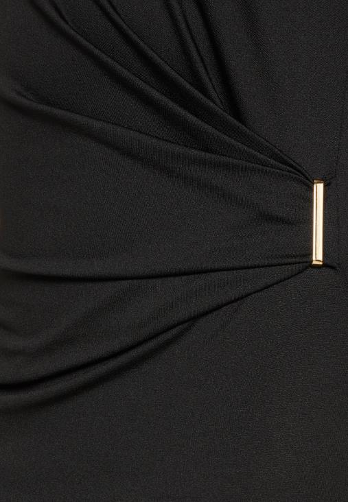 Anna Field nők jersey ruha fekete RTVD136