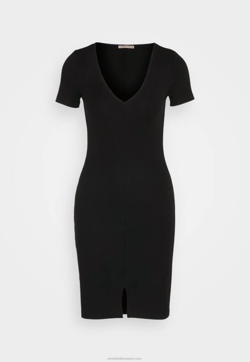 Anna Field nők jersey ruha fekete RTVD137