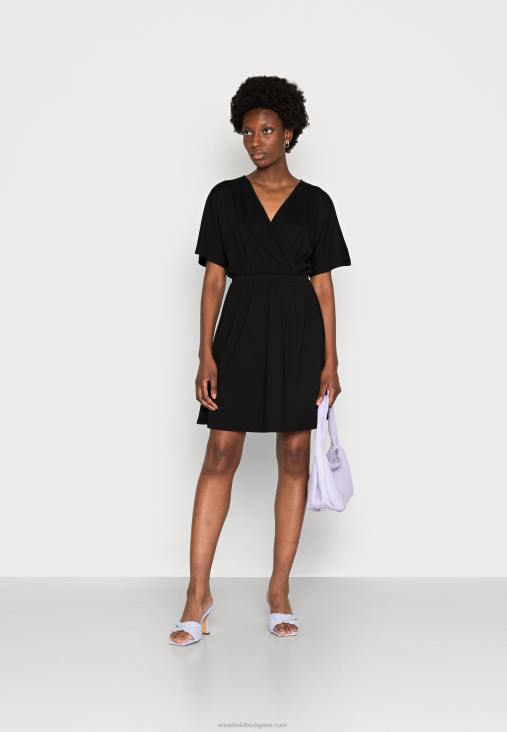 Anna Field nők jersey ruha fekete RTVD159