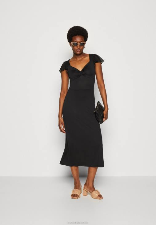 Anna Field nők jersey ruha fekete RTVD160