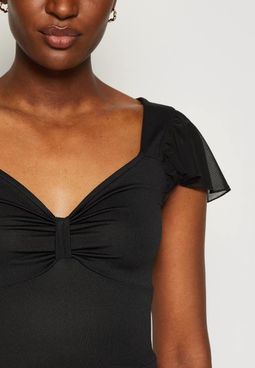 Anna Field nők jersey ruha fekete RTVD160