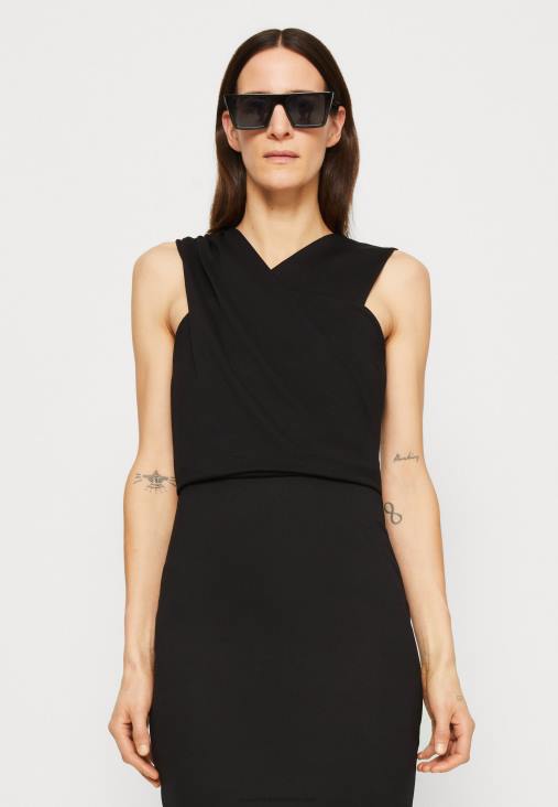 Anna Field nők jersey ruha fekete RTVD174