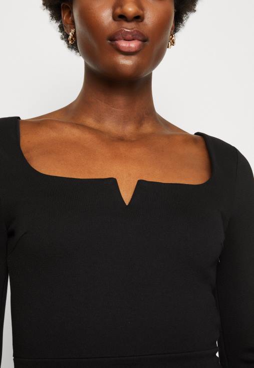 Anna Field nők jersey ruha fekete RTVD178